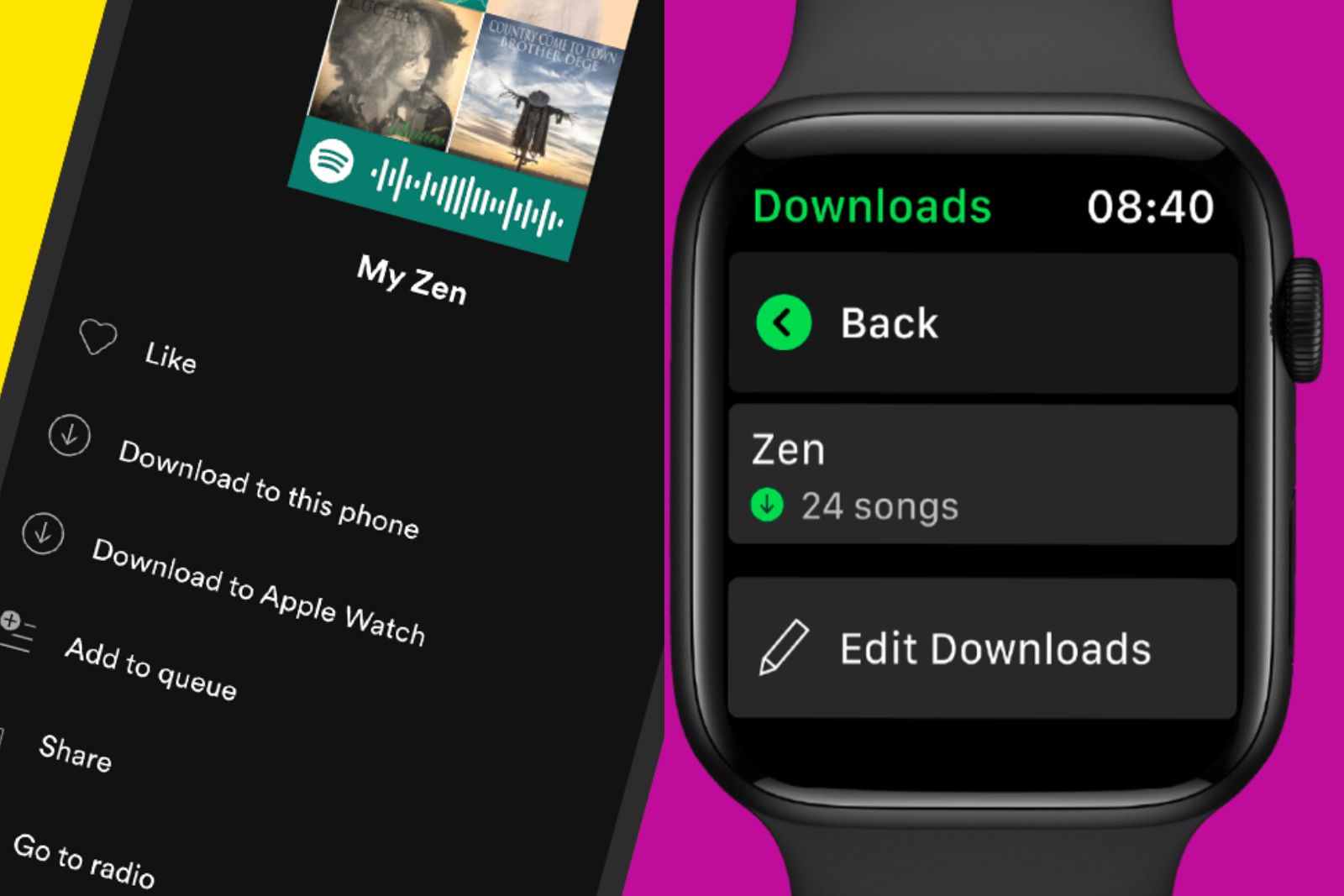 You can now download music offline using Spotify on Apple Watch photo 1