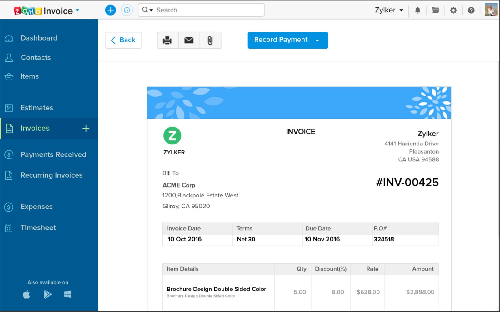 10 best invoice generator apps (free invoice templates provided) photo 4