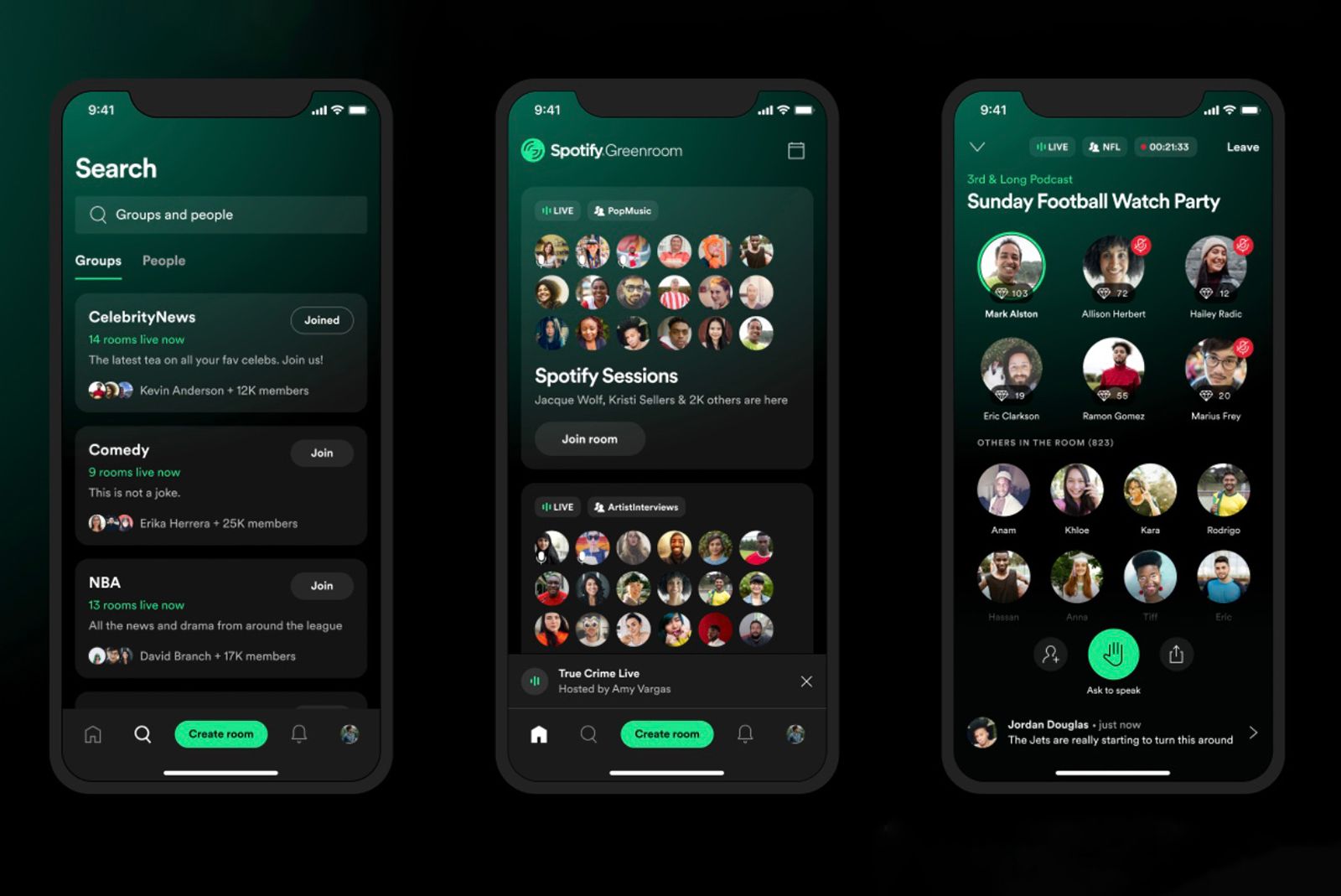 Spotify’s Clubhouse competitor Greenroom launches today photo 1