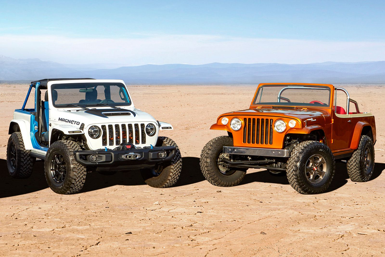 The Jeep Magneto is a cheeky electric Wrangler concept