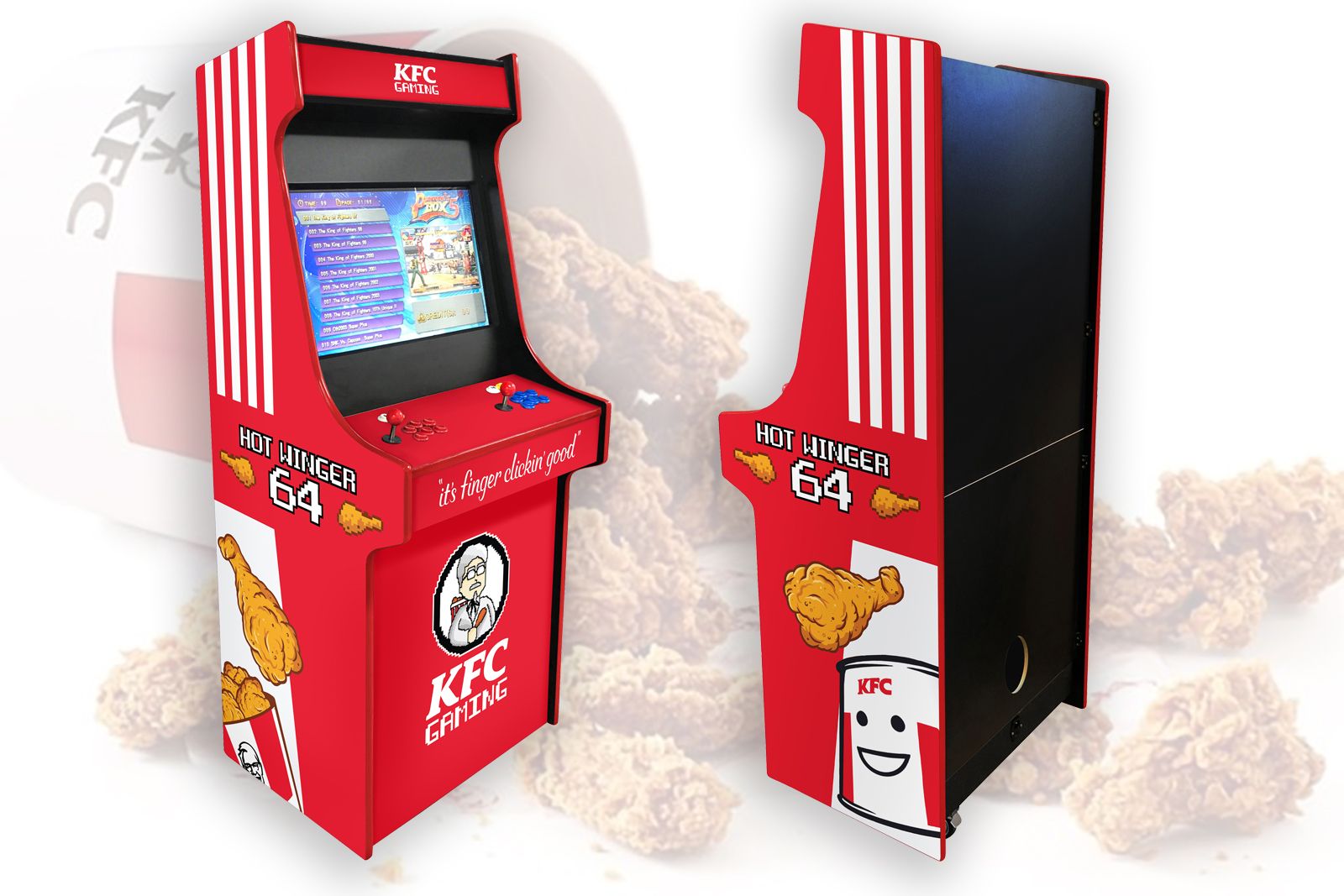 KFC follows up KFConsole with Hot Winger 64 retro arcade machine photo 1