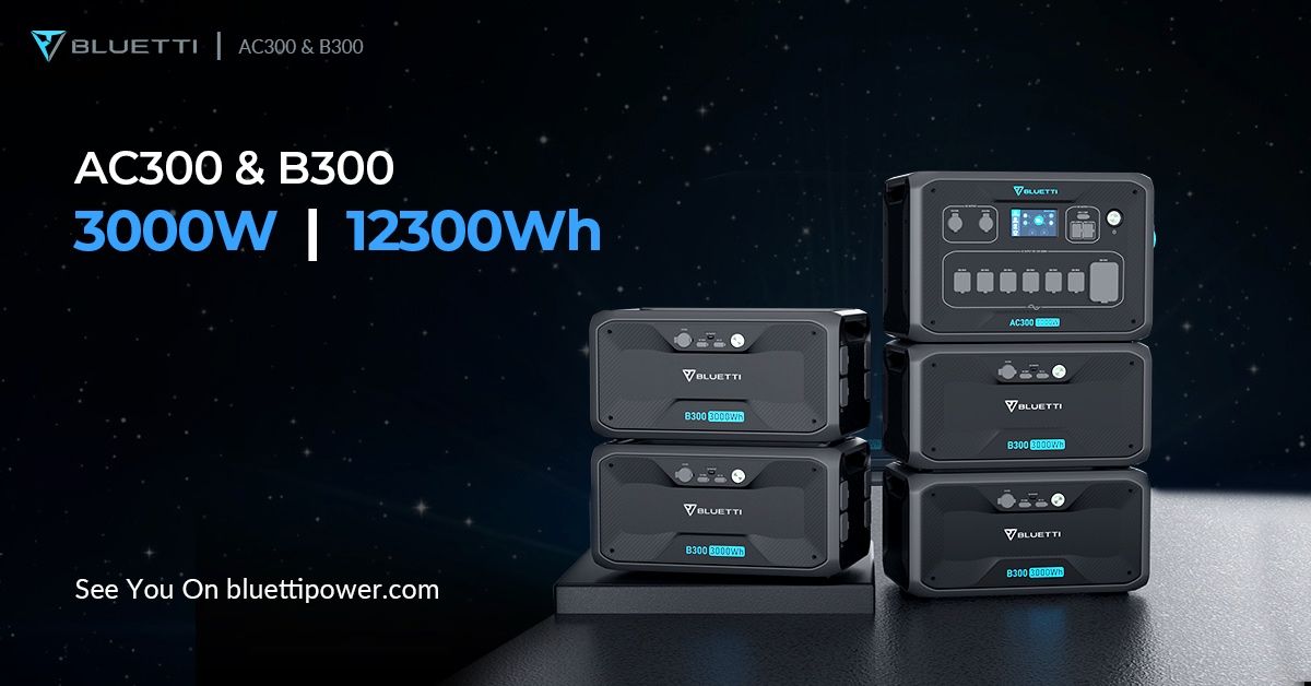 BLUETTI Announces AC300 and AC200 MAX new up to 24.6kWh, 6000W power stations photo 5