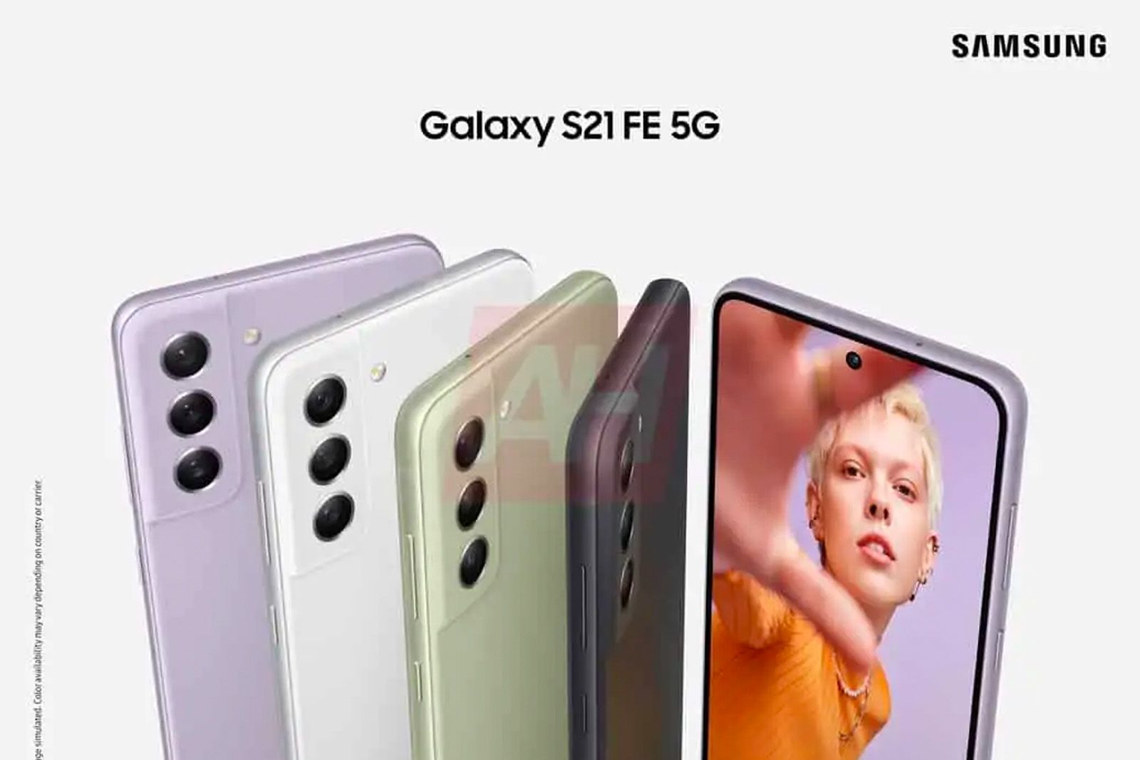 Samsung Galaxy S21 FE colours photo 1