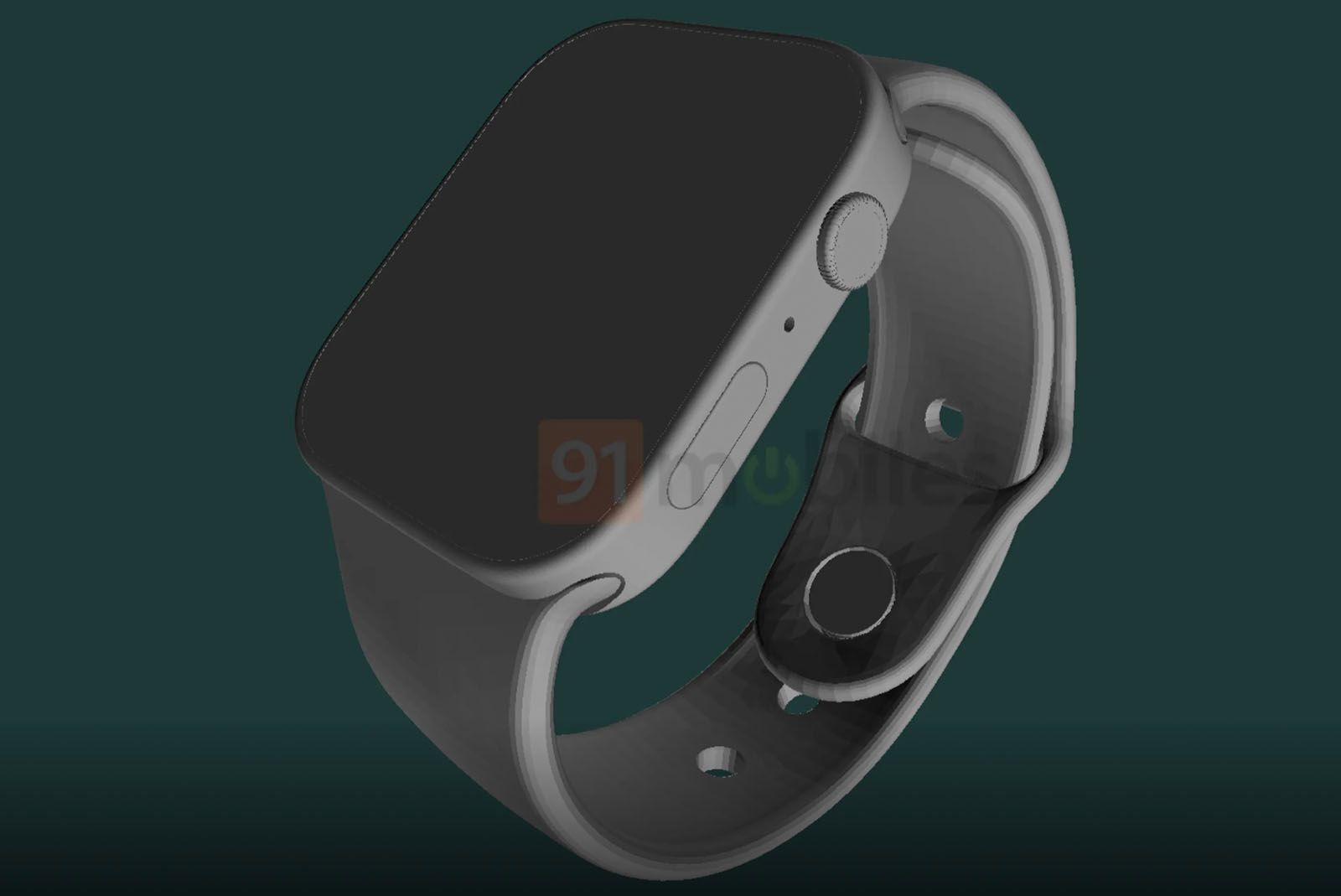 Leaked Apple Watch Series 7 3D renders confirm new look in first major redesign since its release photo 1