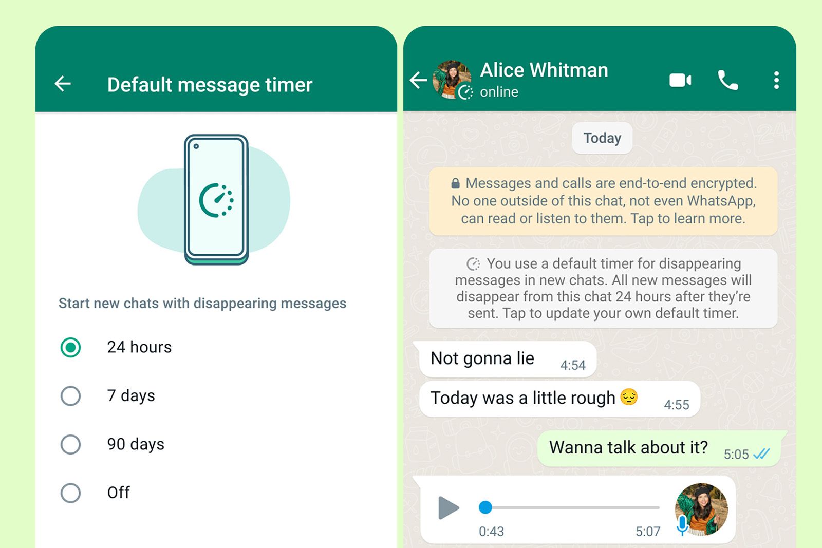 WhatsApp is testing a feature that will see messages disappear after 90 days photo 2