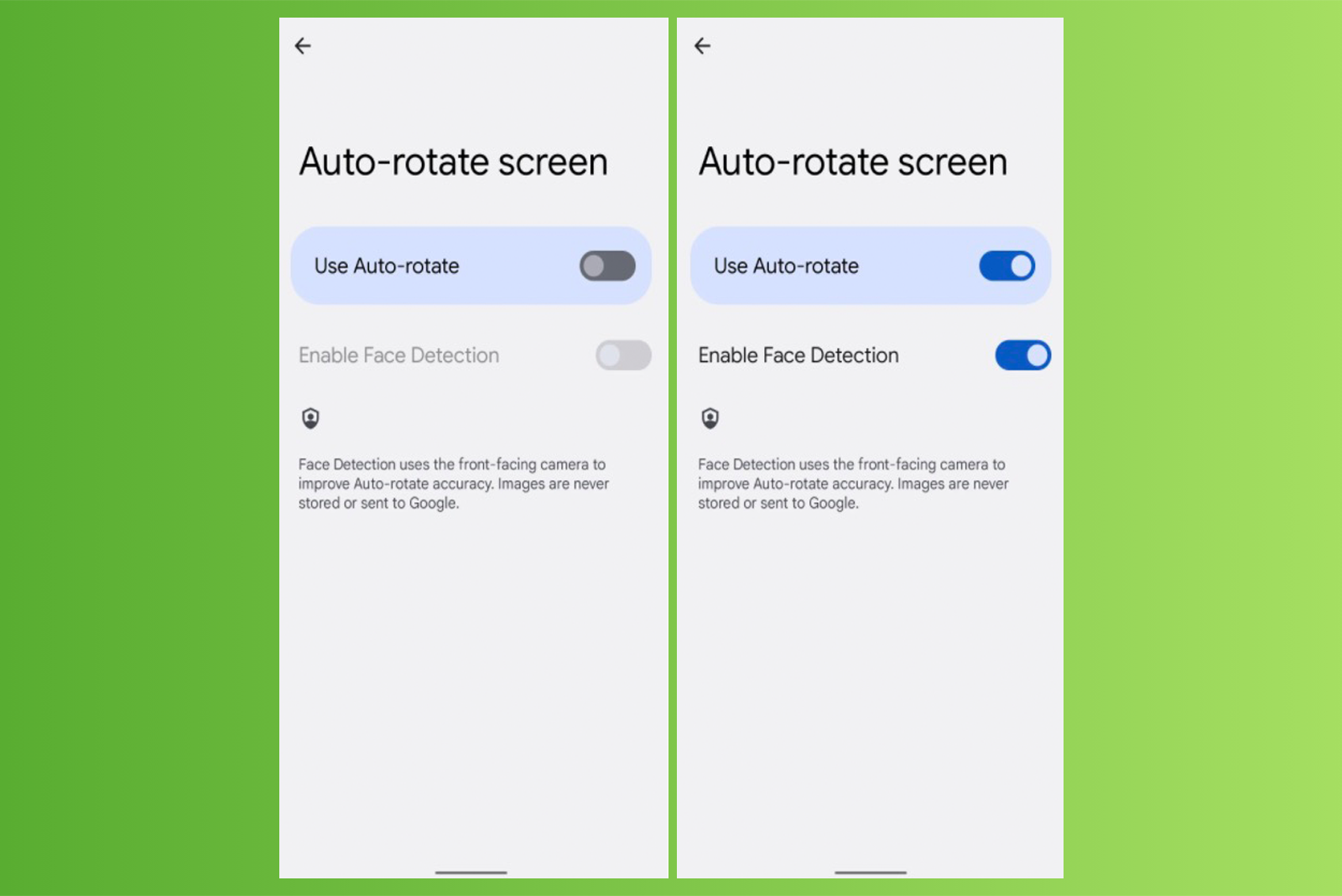 How to use Android 12’s new auto-rotate with face detection feature photo 1