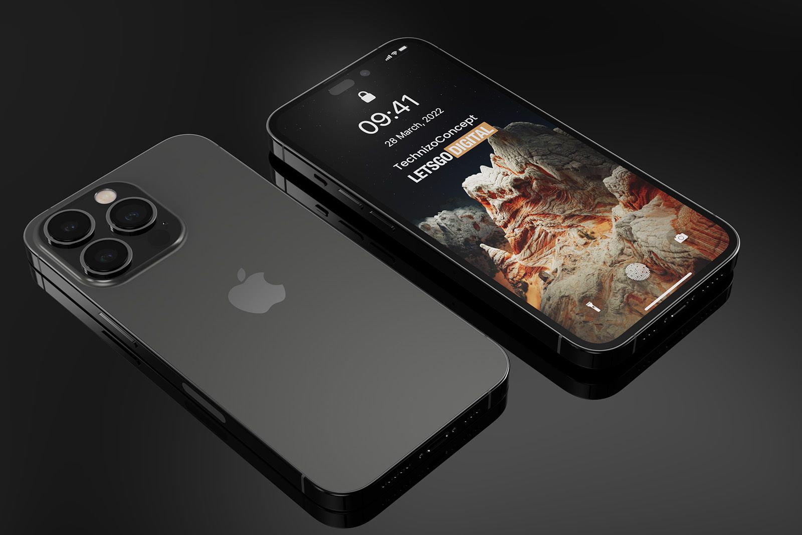 Apple iPhone 14 Pro: renders de alta resolución muestran el supuesto diseño  final en cuatro colores -  News