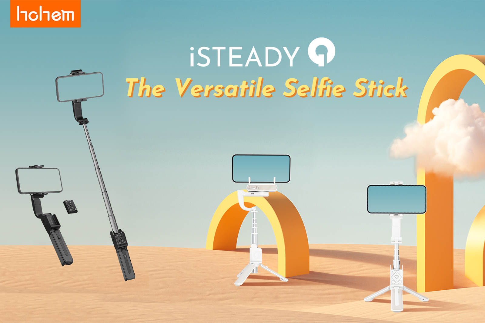 Combine the features of a selfie stick, tripod, and gimbal with Hohem iSteady Q photo 2