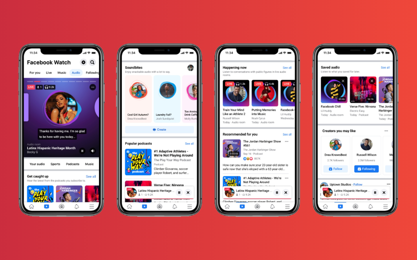 Where is Facebook's new Audio hub? Easily find podcasts and soundbites photo 1