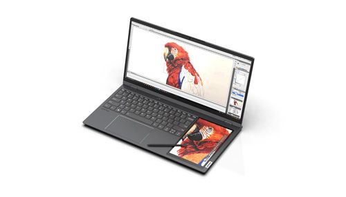 Les nouveaux rendus du Lenovo ThinkBook Plus montrent un ordinateur portable  innovant de 17 pouces à double écran avec une tablette intégrée -   News