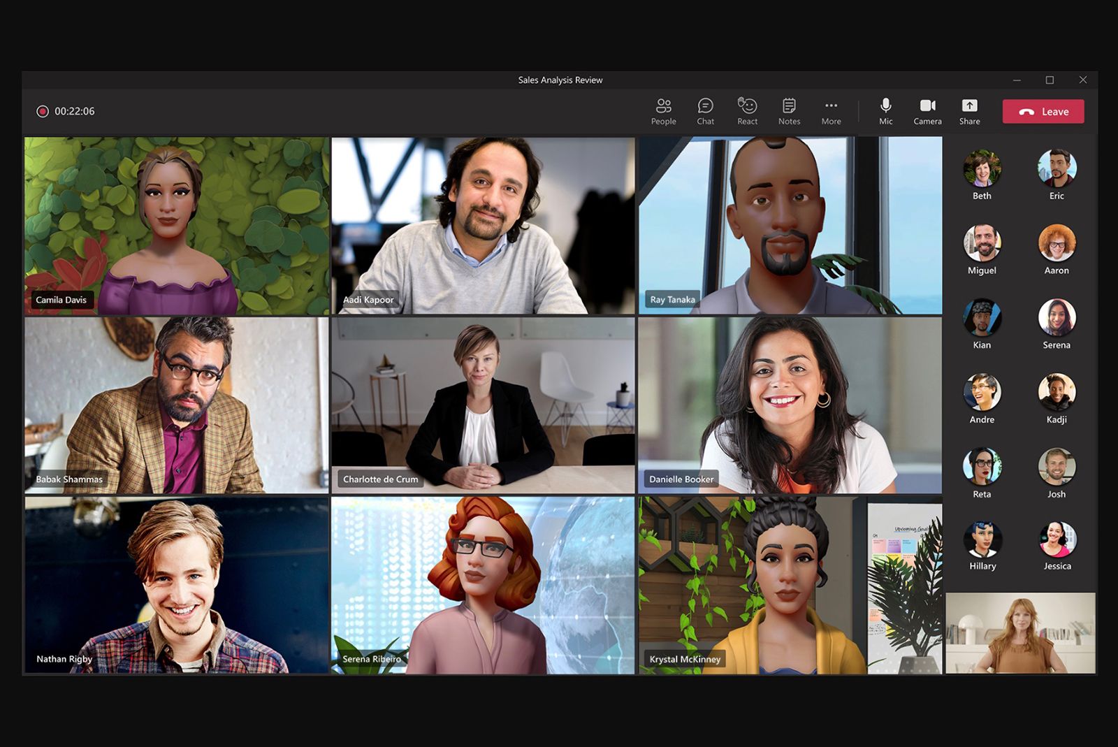 Microsoft Teams is getting its own metaverse of virtual spaces and animated avatars photo 1