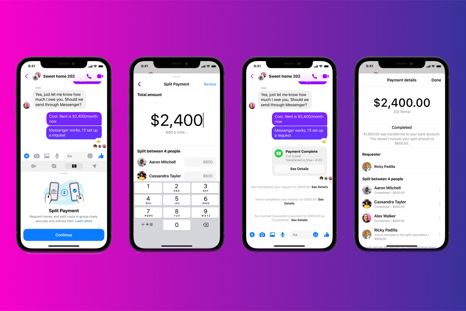 How to split a bill with friends using Facebook Messenger photo 1