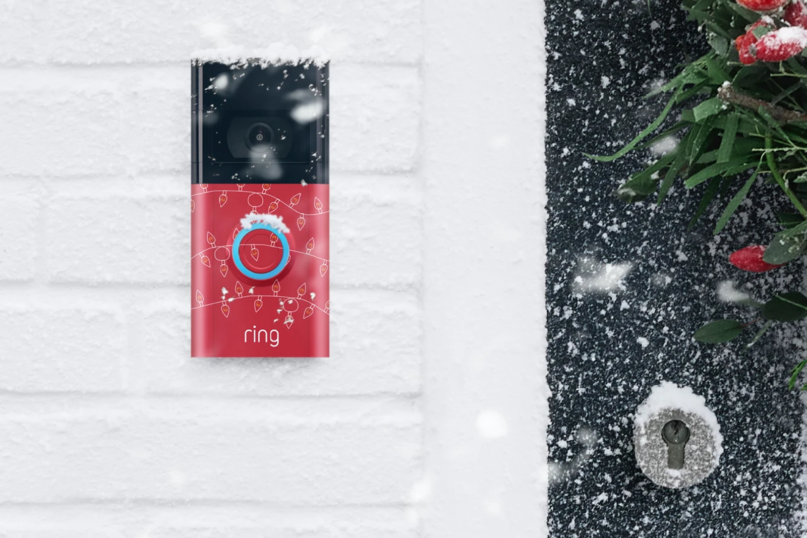 Ring's festive doorbell covers let you add more holiday fun to your doorstep photo 1