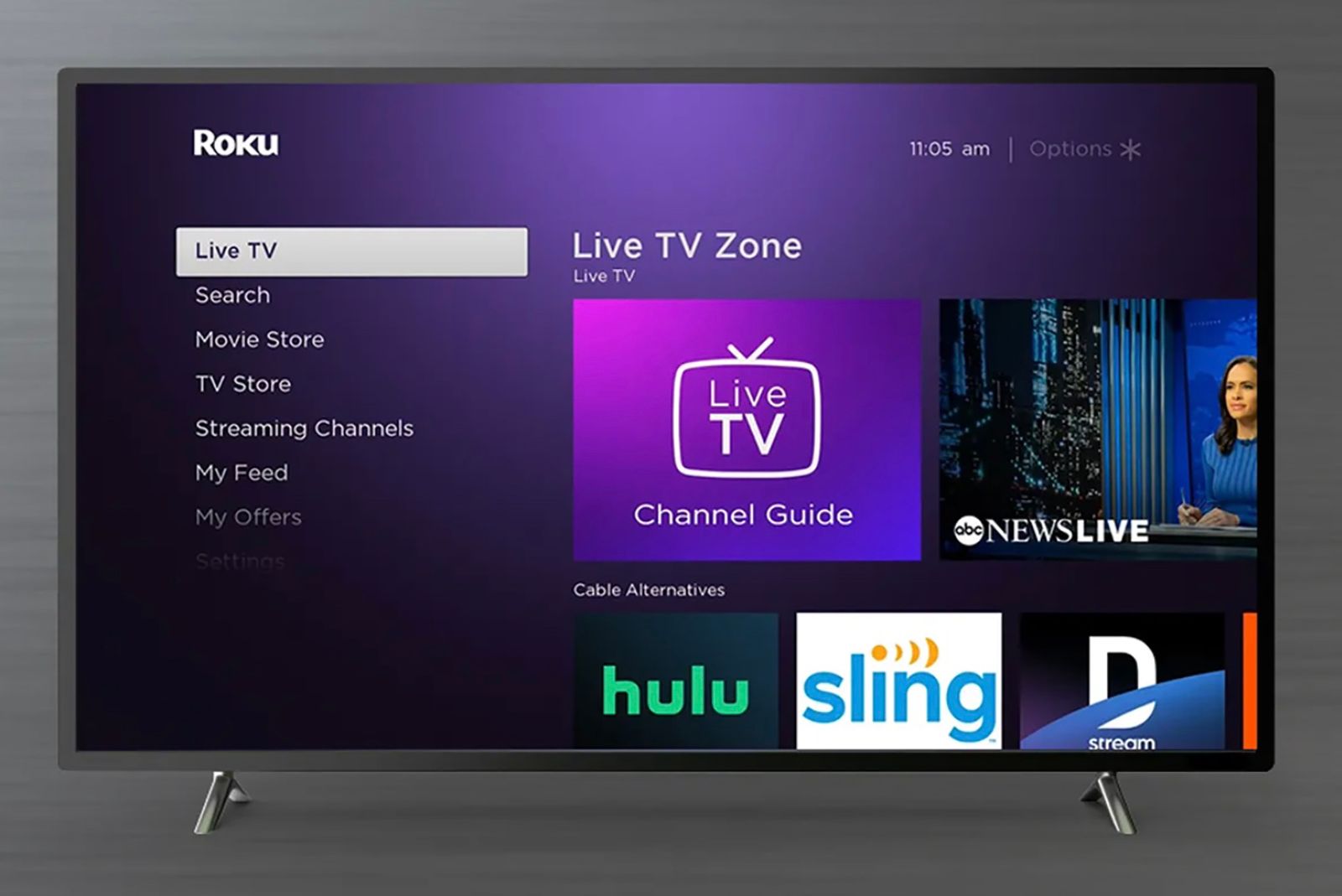 Roku adds a 'Live TV Zone' hub to the homescreen for all things live photo 1