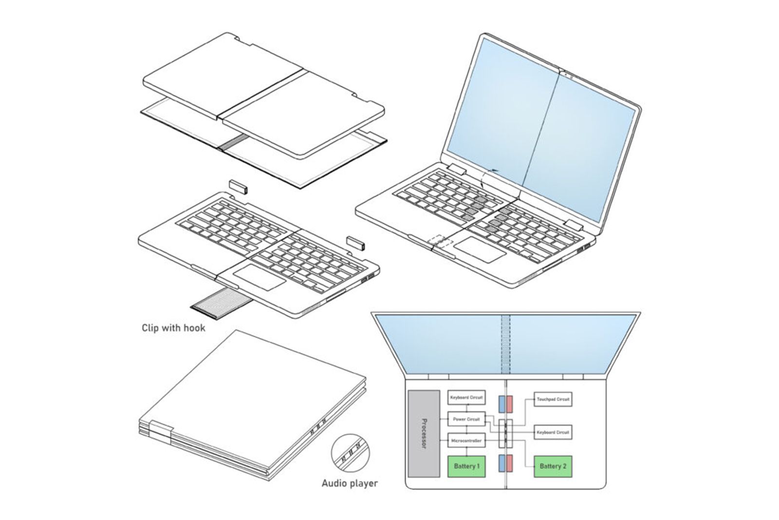 Samsung patents an origami folding laptop photo 1
