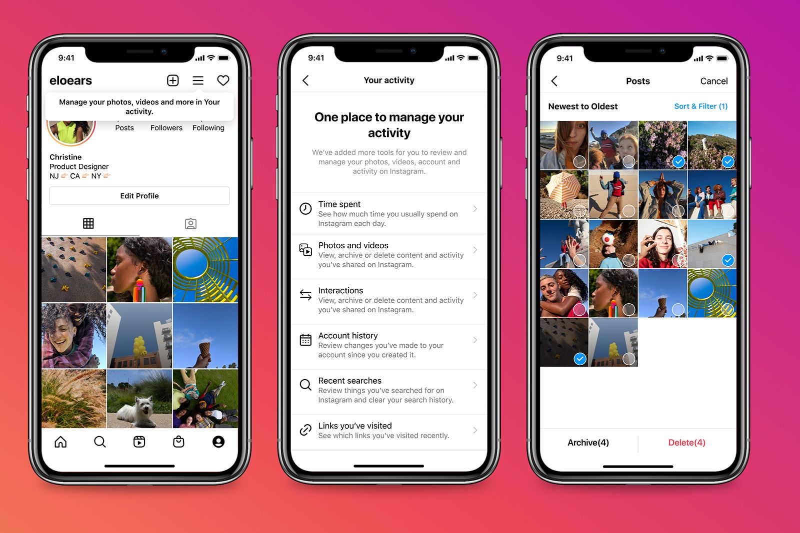 Instagram update makes it easier to delete old posts, comments and more photo 1