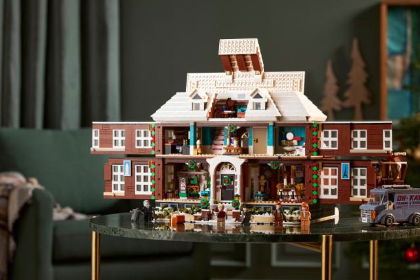home alone lego in stock photo 1