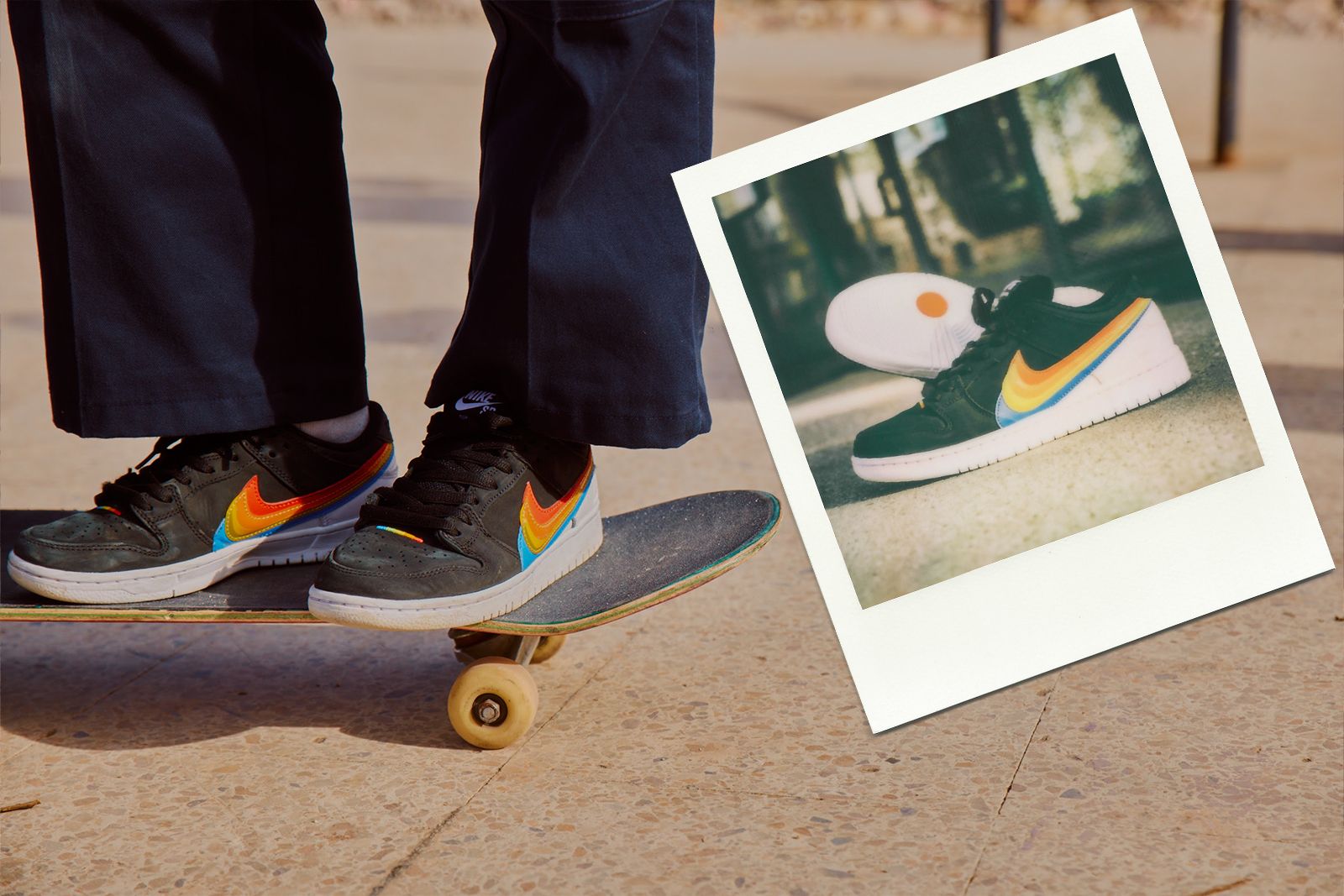 Polaroid and Nike SB team up for a lovely skating shoe photo 1