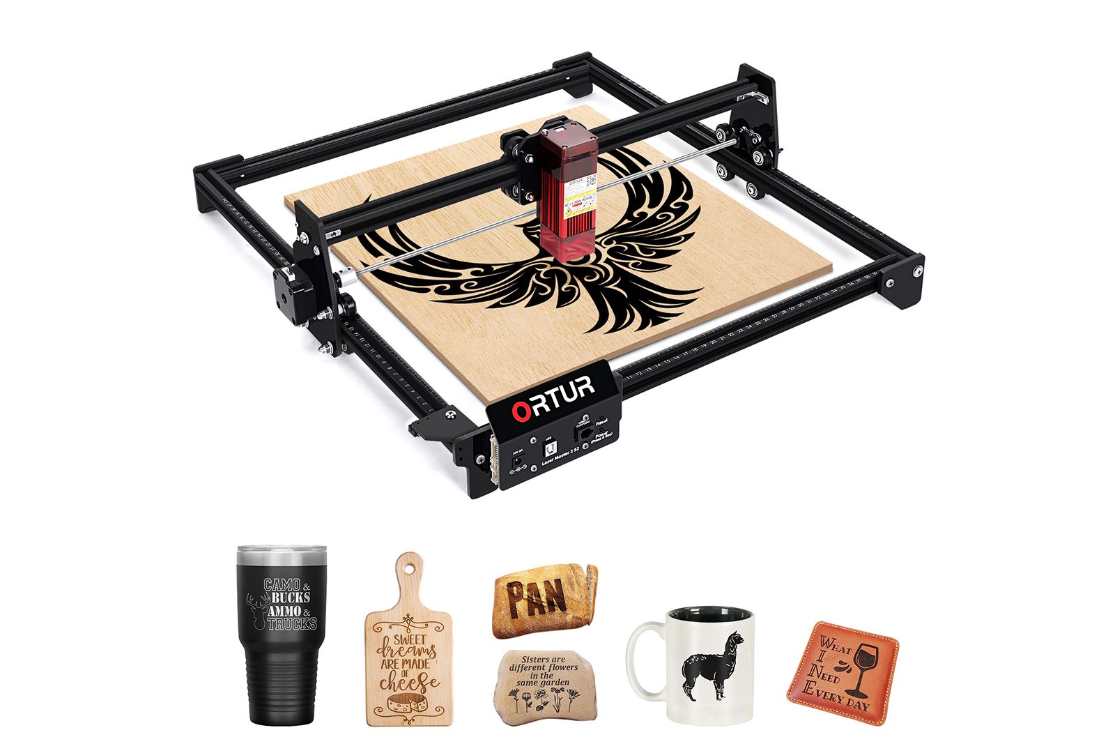 Make custom engravings with Ortur Laser Master 2 S2