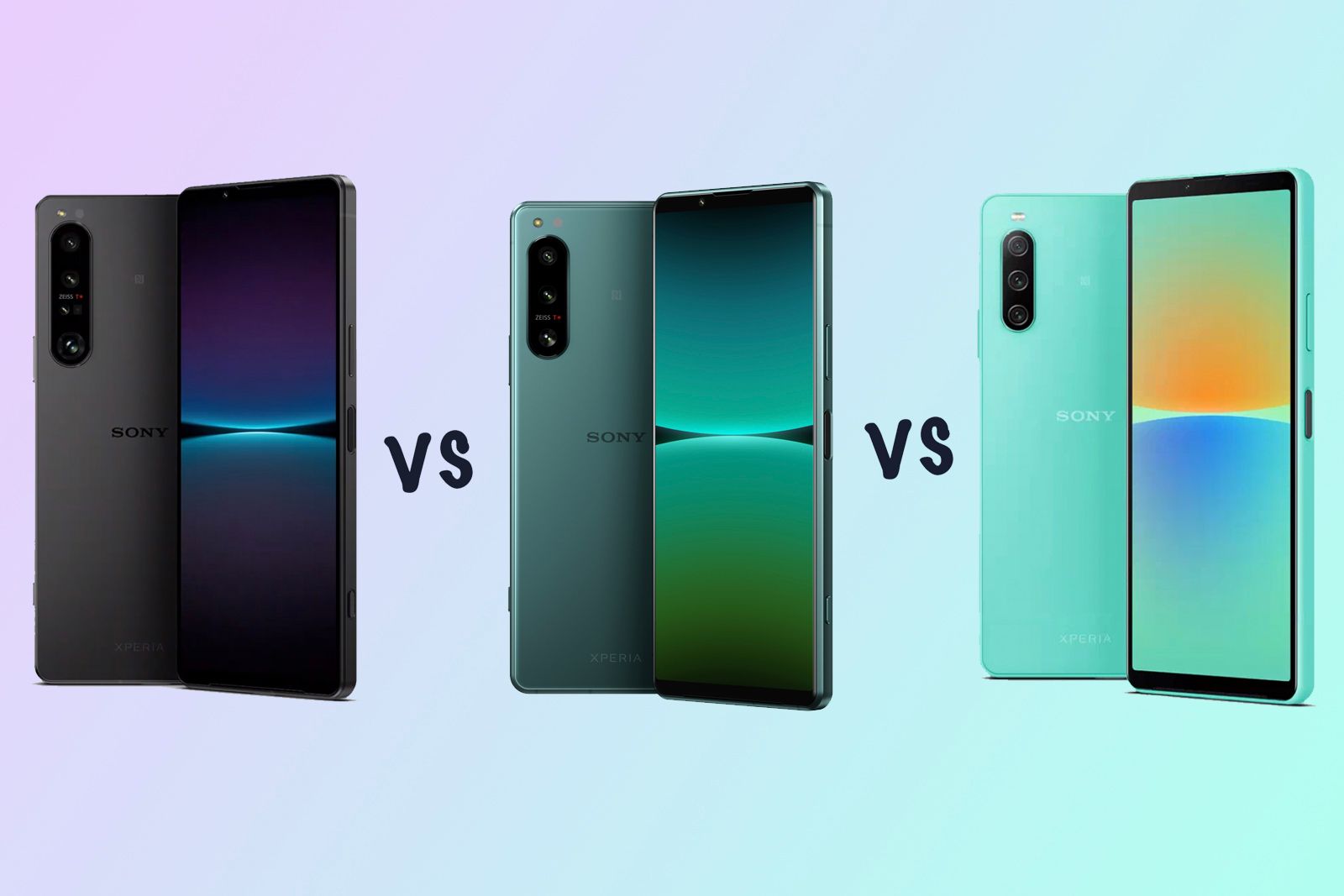 Sony Xperia 1 IV vs Xperia 5 IV vs Xperia 10 IV : Lequel devriez-vous ...