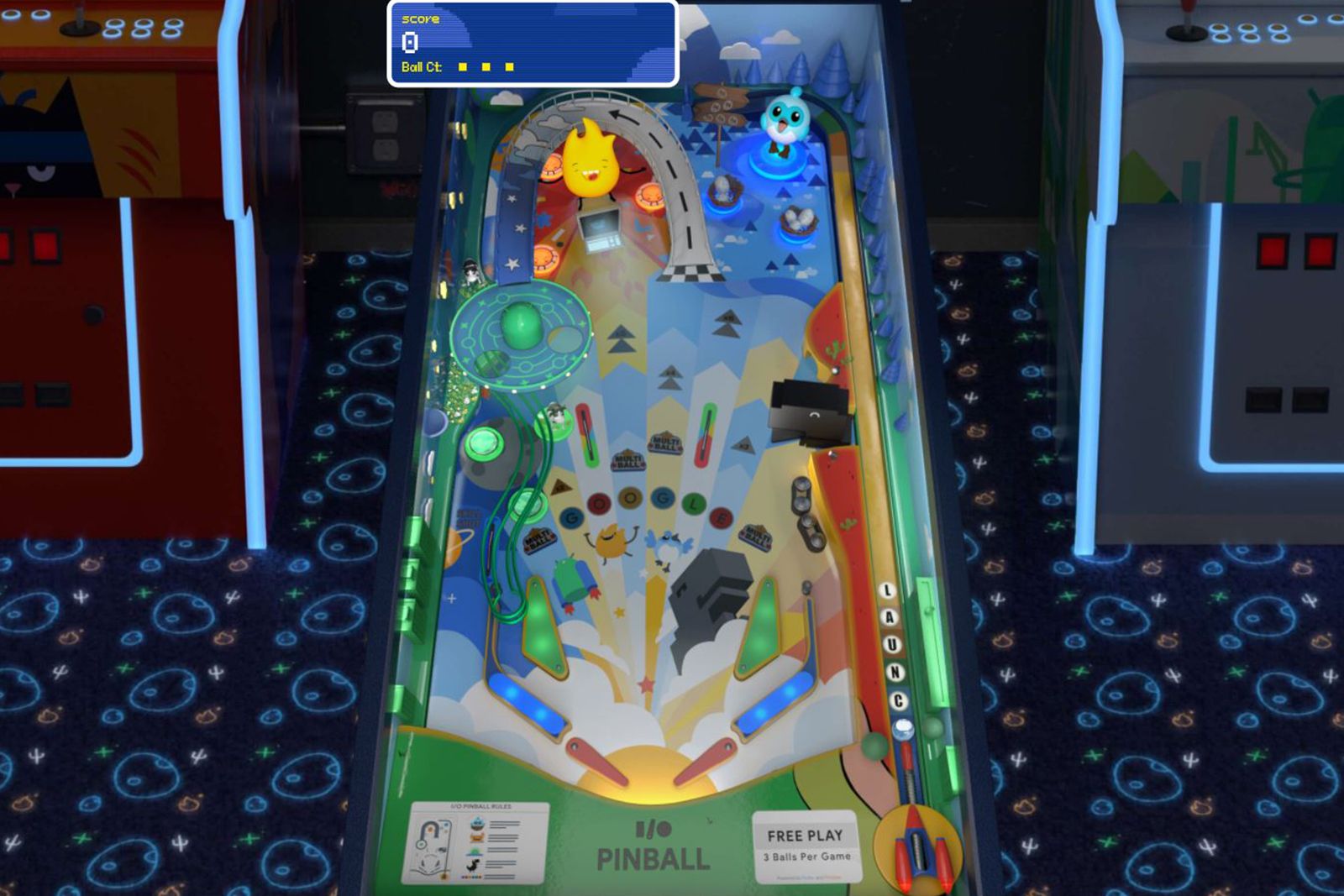 How to play Google’s free I/O pinball game photo 1
