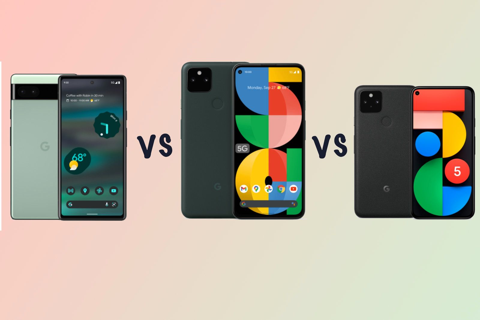 Google Pixel 6a vs Pixel 5a vs Pixel 5: What's the difference? photo 1