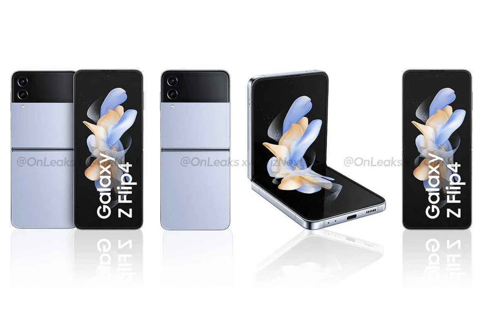 Samsung Galaxy Z Flip 4 press renders reveal full design photo 4