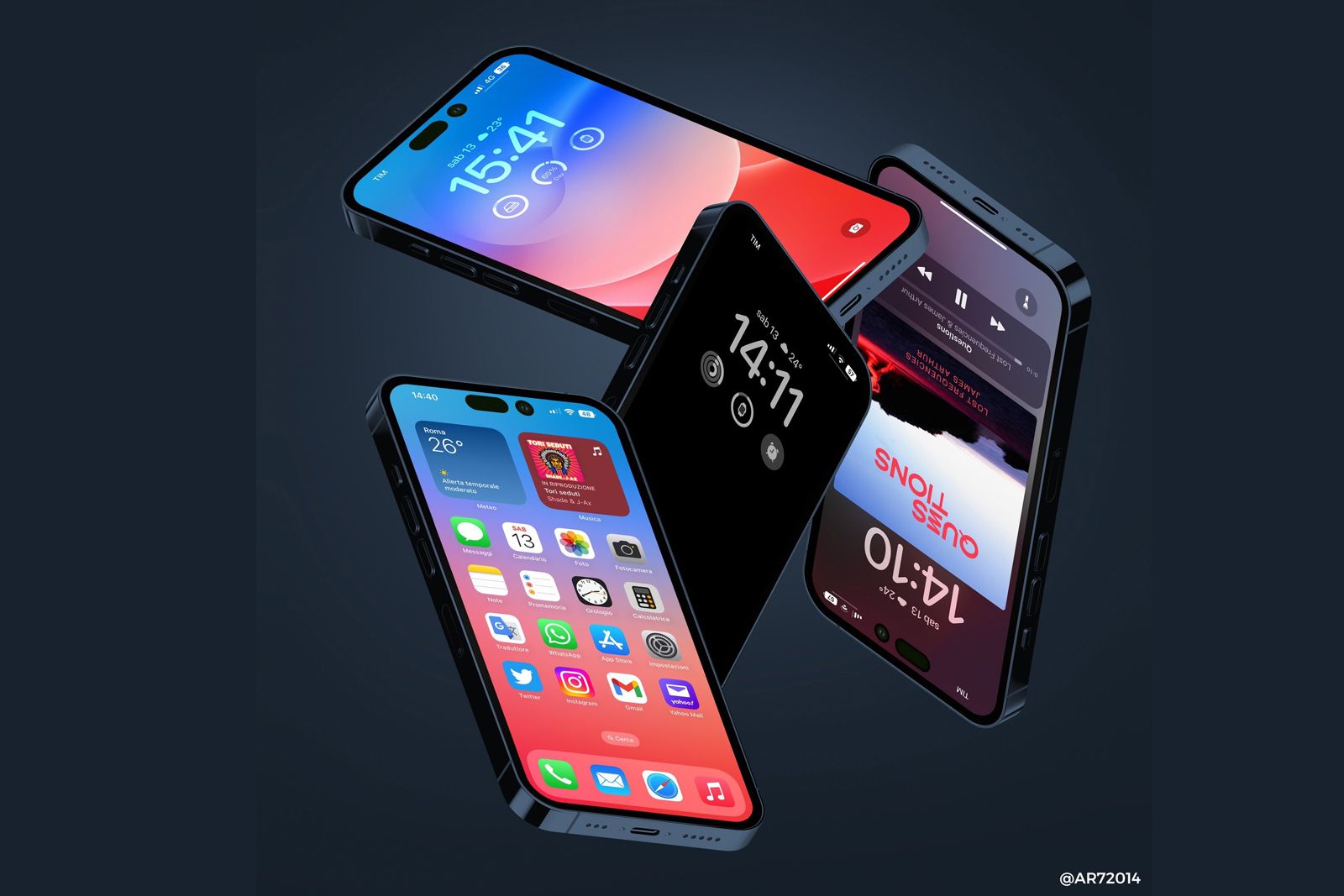 Apple iPhone 14 Pro concept images with iOS 16 are stunning photo 1
