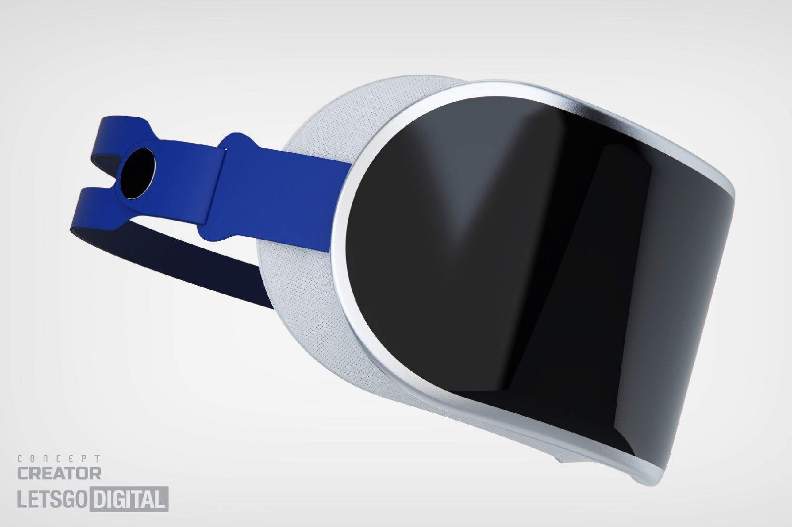 Concept showing Apple Reality Pro headset