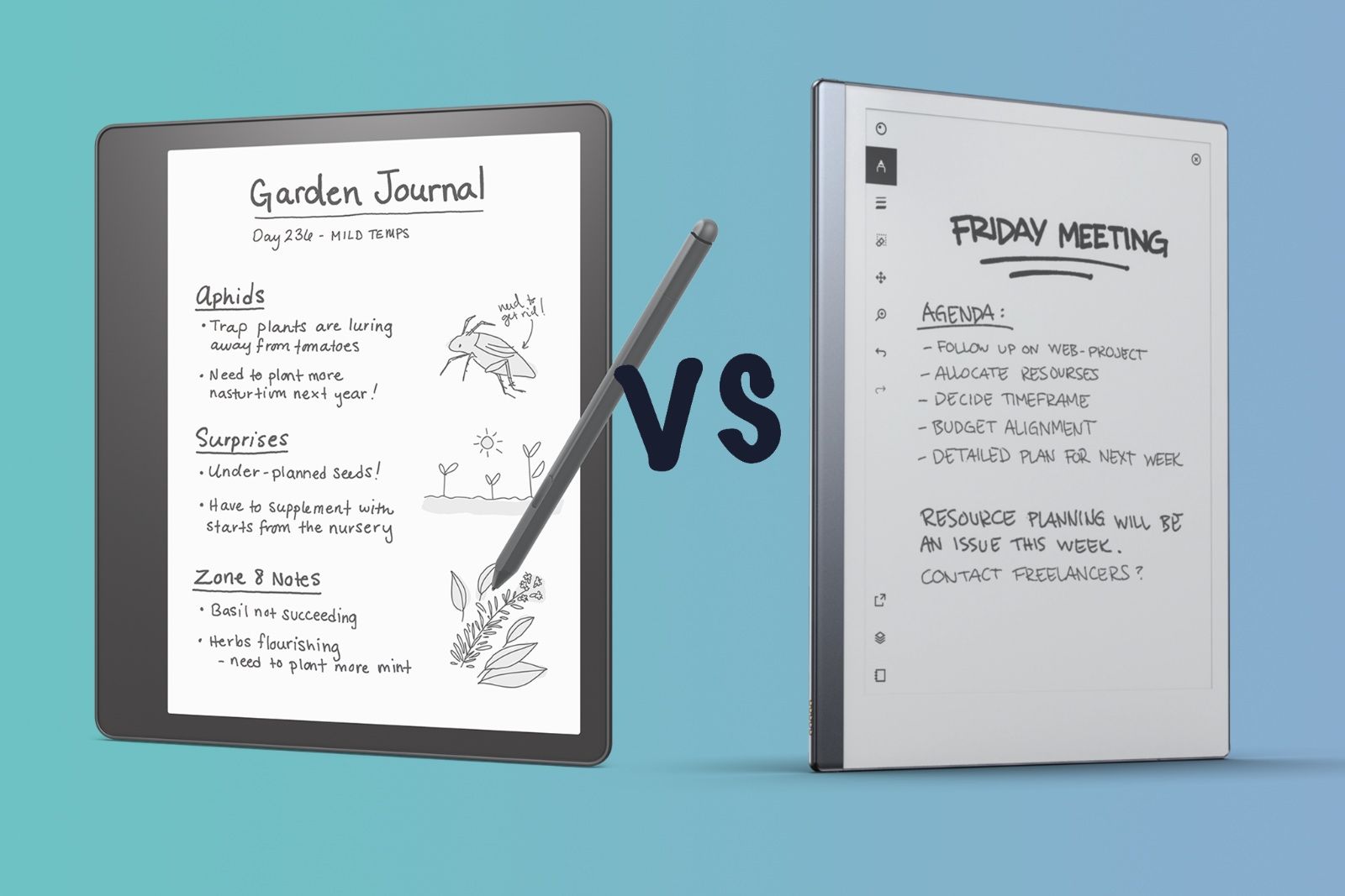 Amazon Kindle Scribe vs ReMarkable 2: What's the difference?