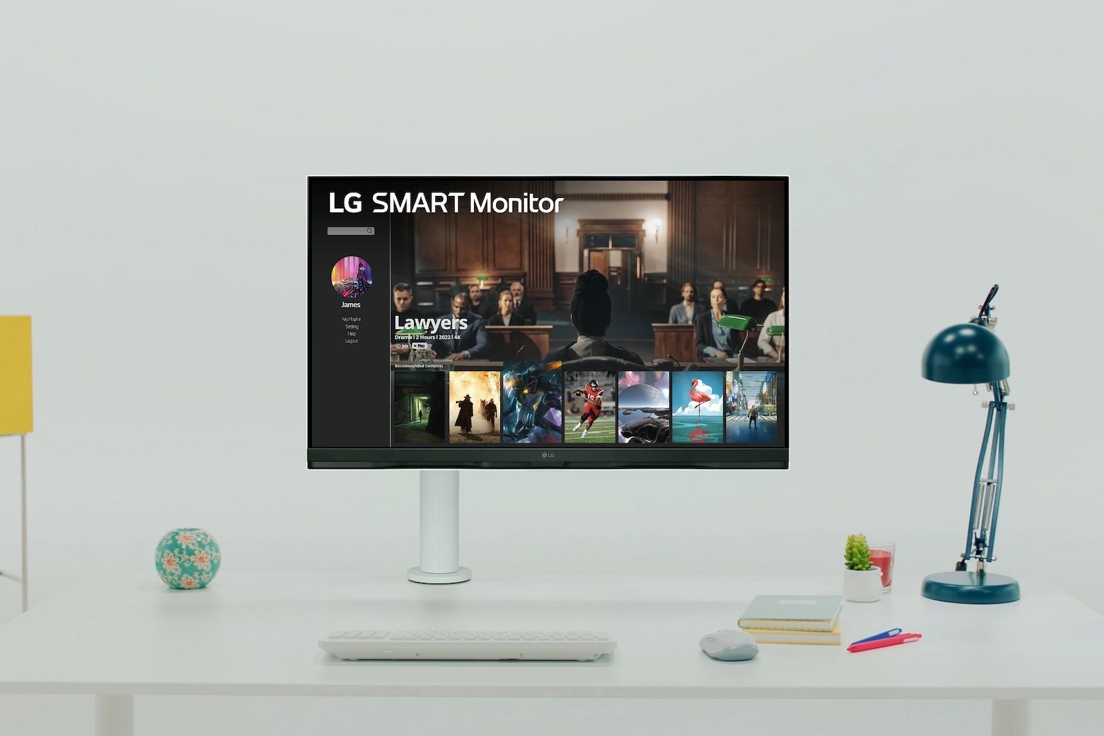 The LG Smart Monitor (32SQ780S) doesn't need a PC to run apps