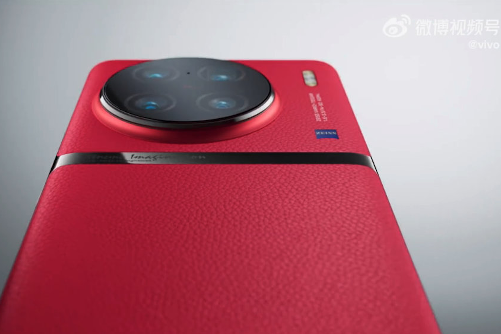 Vivo X90 Pro plus in red