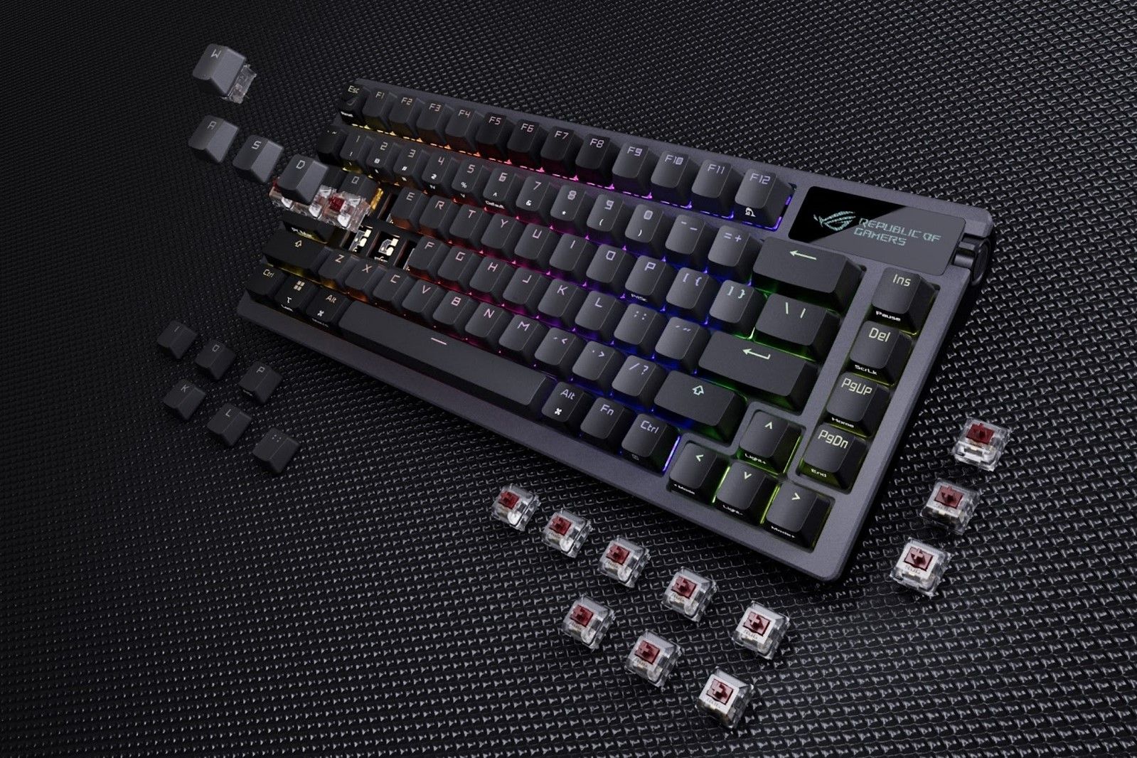 The Asus ROG Azoth is a 75% hot-swap keyboard with pre-lubed switches photo 1