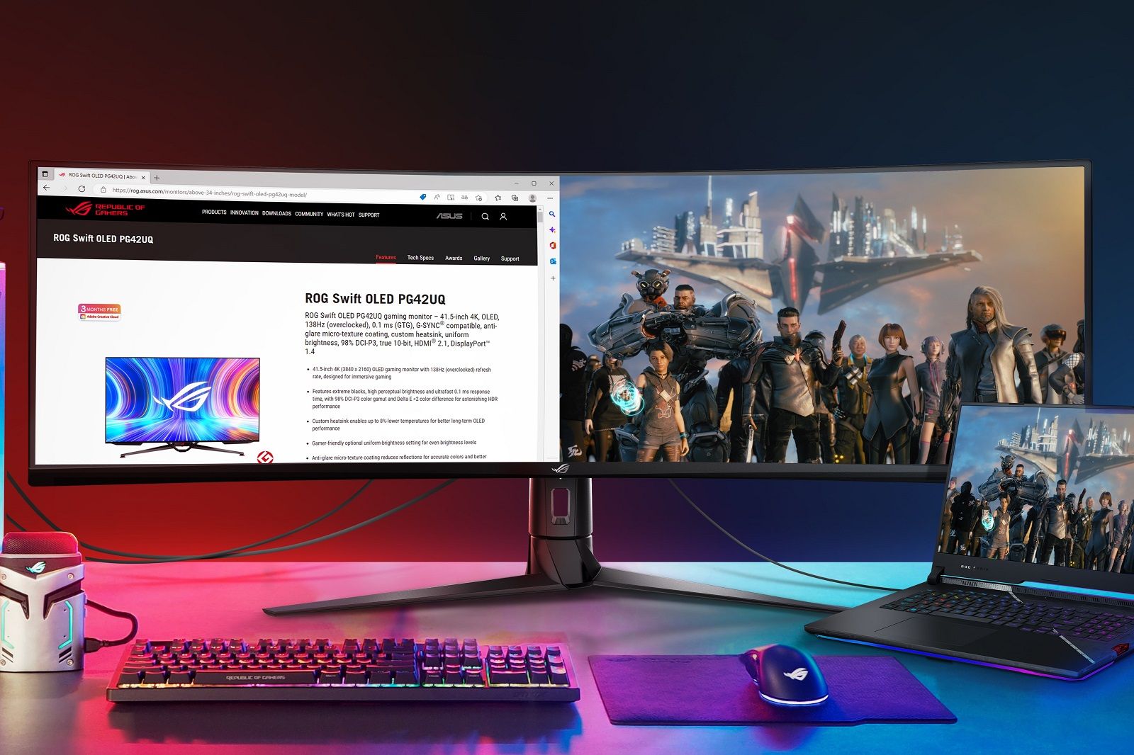 Asus gaming monitors now include an insane 540 Hz display photo 2