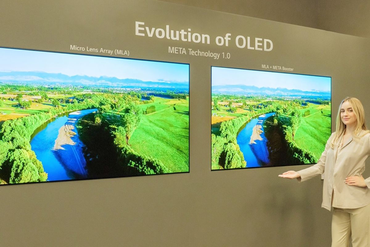 LG Show unveils new OLED panel with META tech for future TVs
