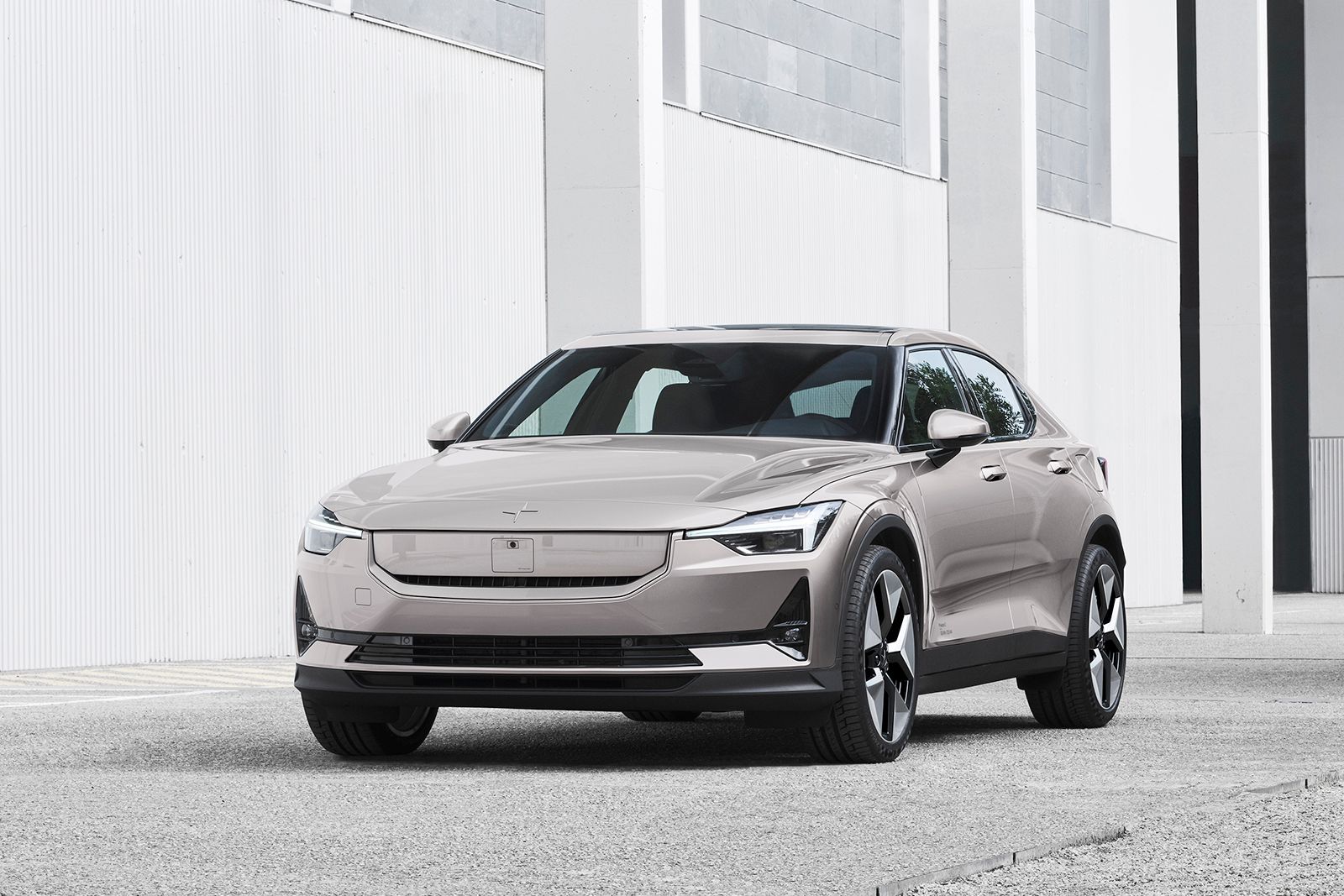 Image of the Polestar 2 electric car for release in 2024