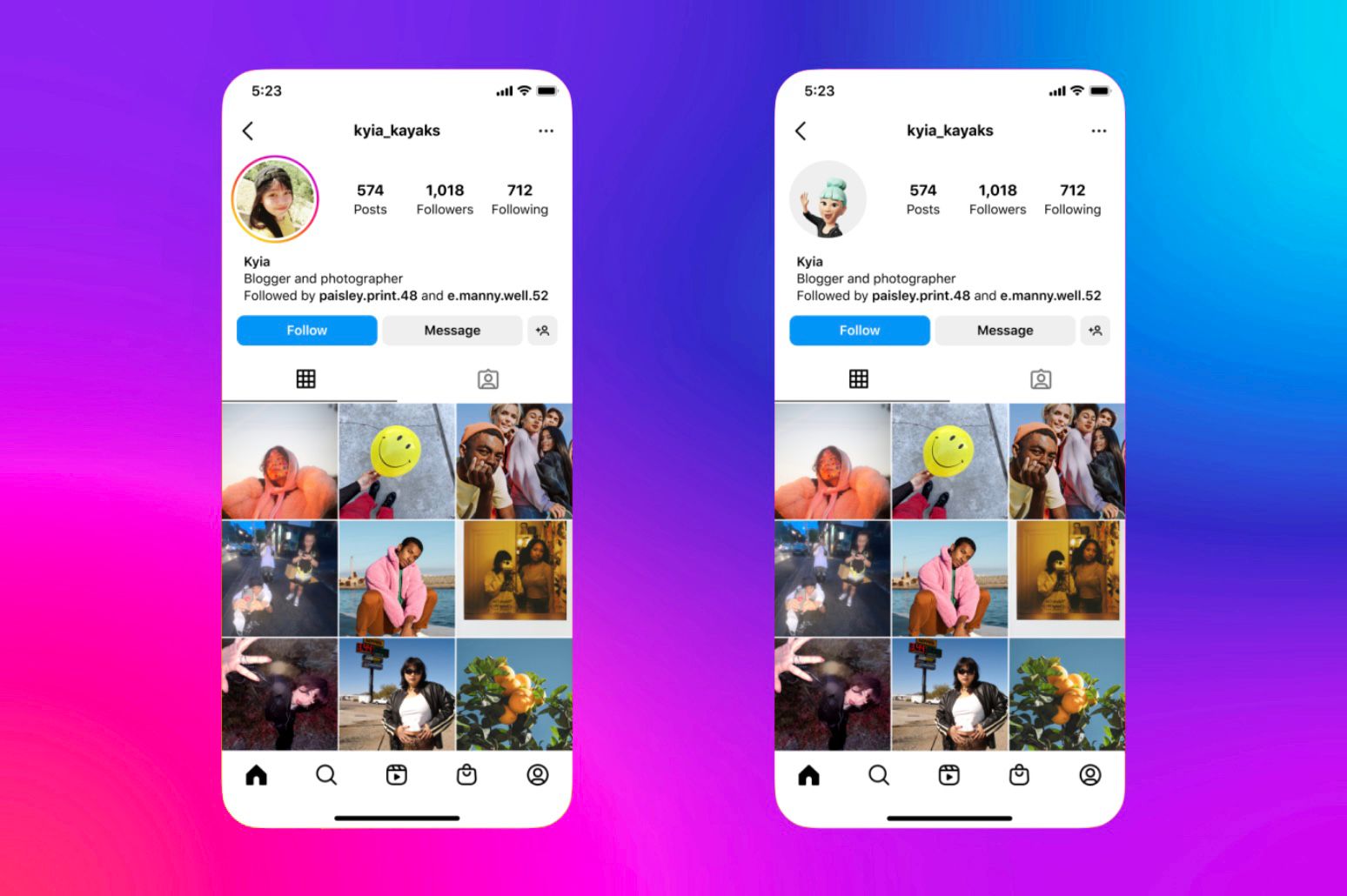 How to set up your Instagram dynamic profile picture with an avatar