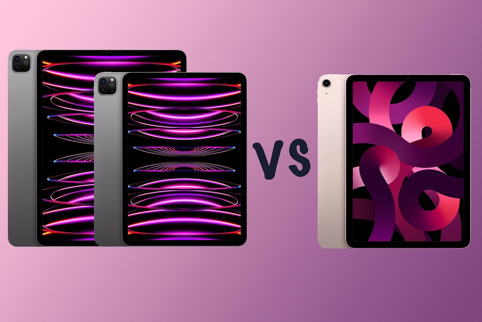 Apple iPad Pro 12.9 vs iPad Pro 11 (M2, 2022) vs iPad Air (M1