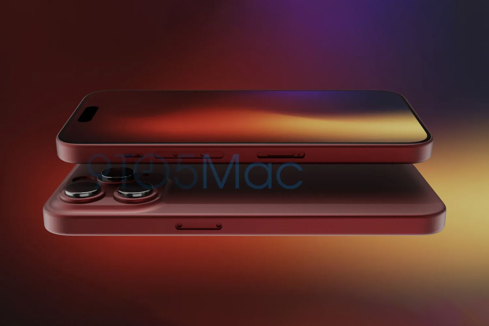 iPhone 15 Pro in dark red - 9to5Mac
