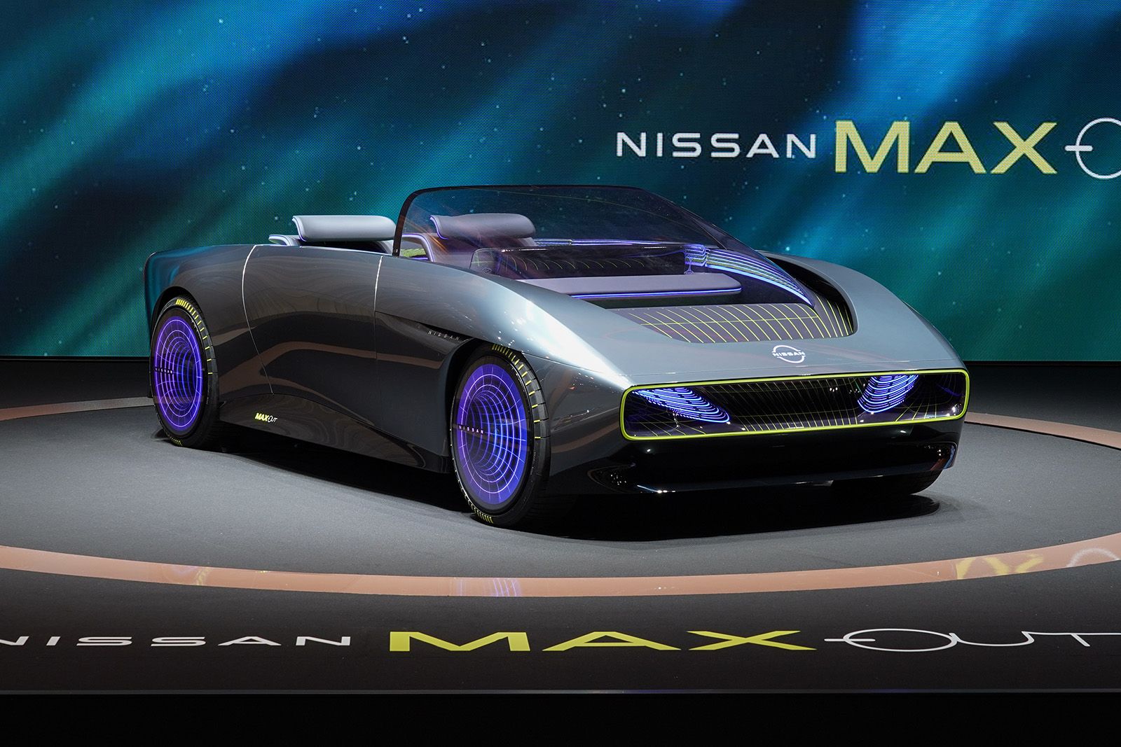 Nissan Max-Out convertible EV concept looks like it's straight out of Tron