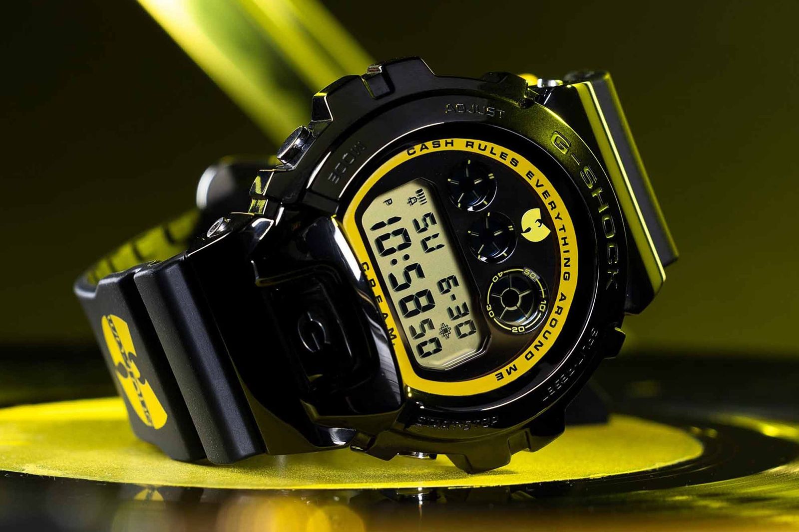 Wu-Tang G-Shock 6900 front and on side