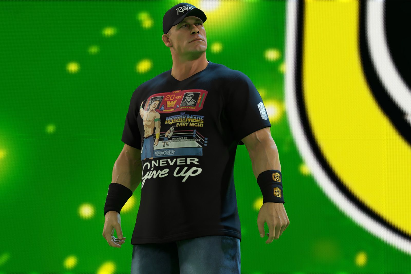 WWE 2K23 screen with John Cena entrance