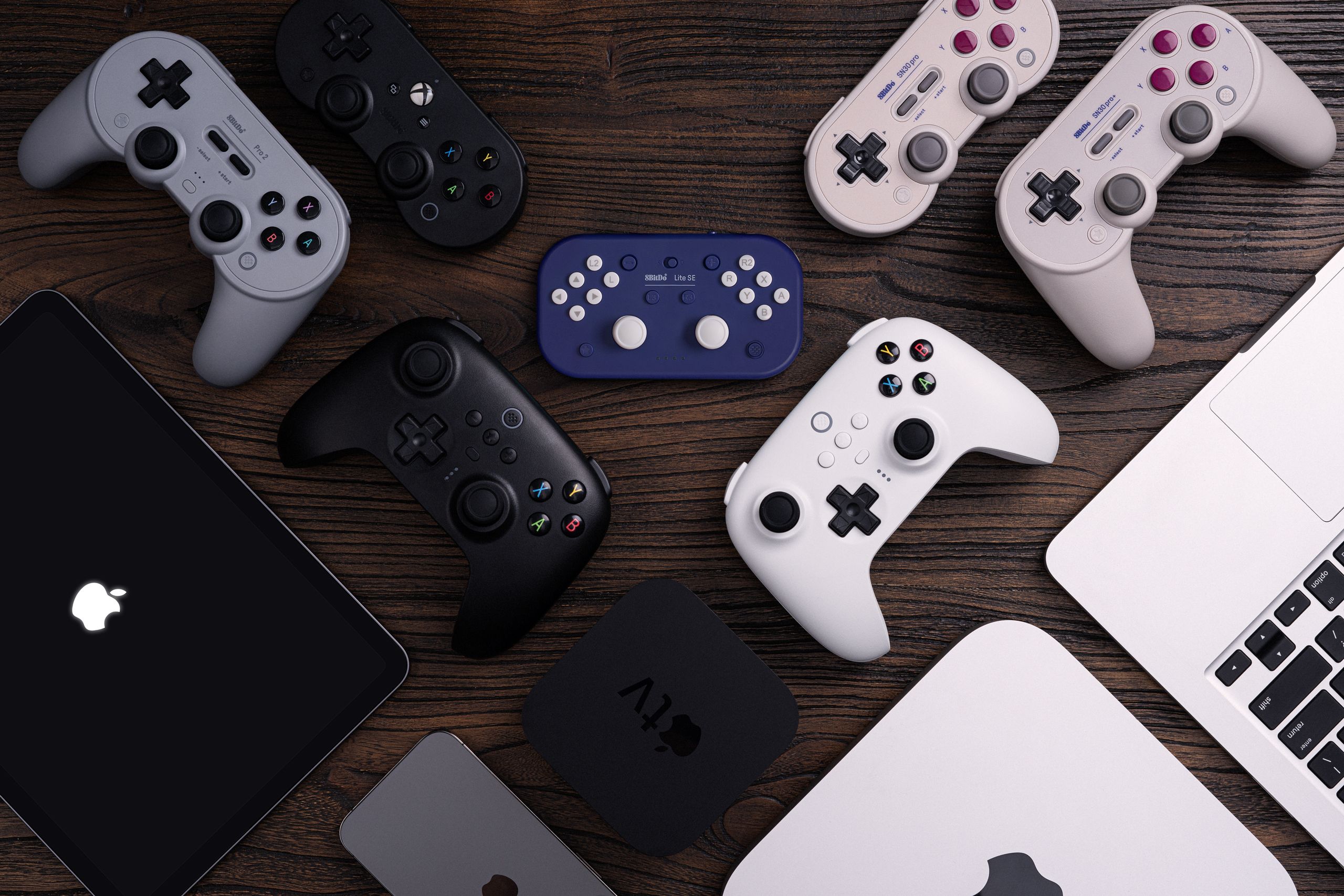8bitdo controllers lifestyle shot