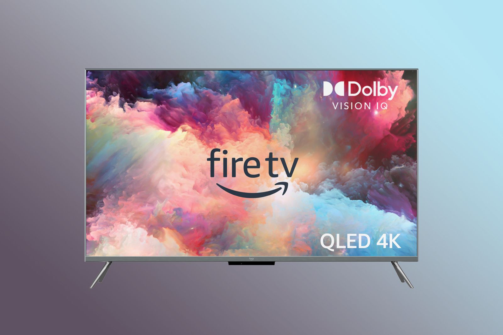 Televisión inteligente  Fire TV Omni QLED Series de 55 en 4K UHD con  Dolby Vision IQ, fondo ambiental de Fire TV, atenuación local y control