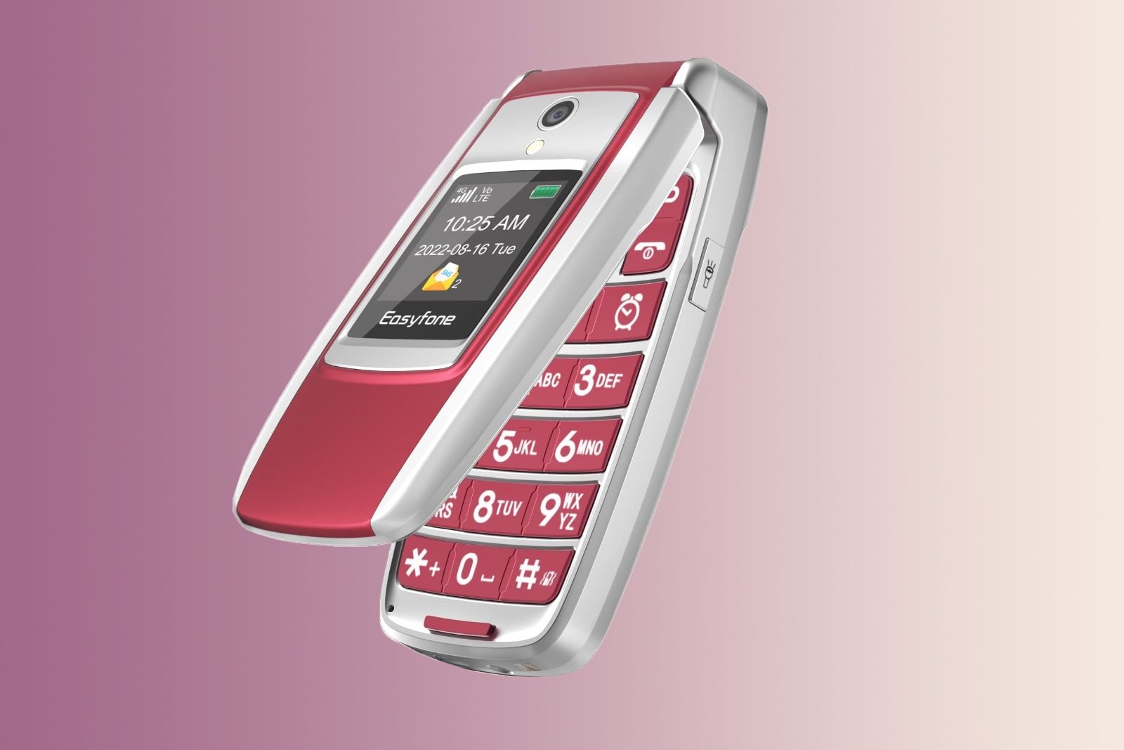 GSM Telefono Cellulare per Anziani,Flip Telefoni Cellulari Tasti  Grandi,Volume A