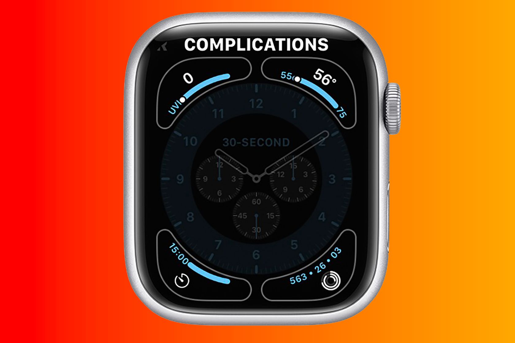 Apple watch face with steps and heart discount rate