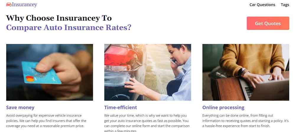 Insurancey overview: Compare car insurance quotes online