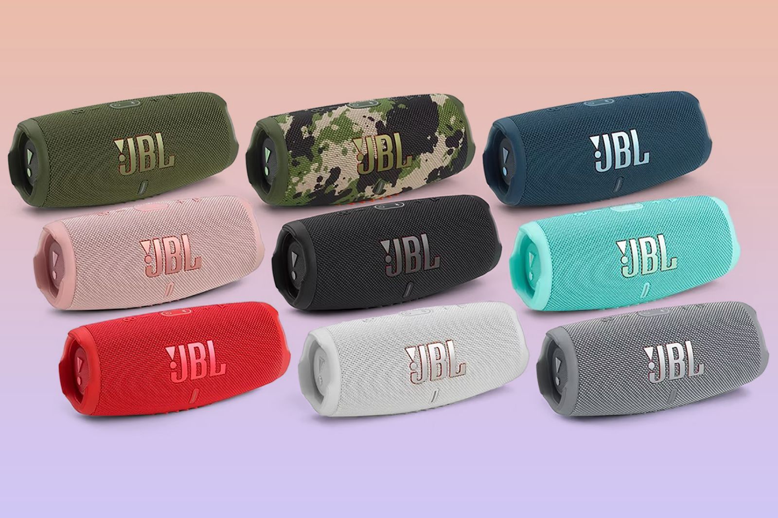 JBL CHarge 5 in different colours