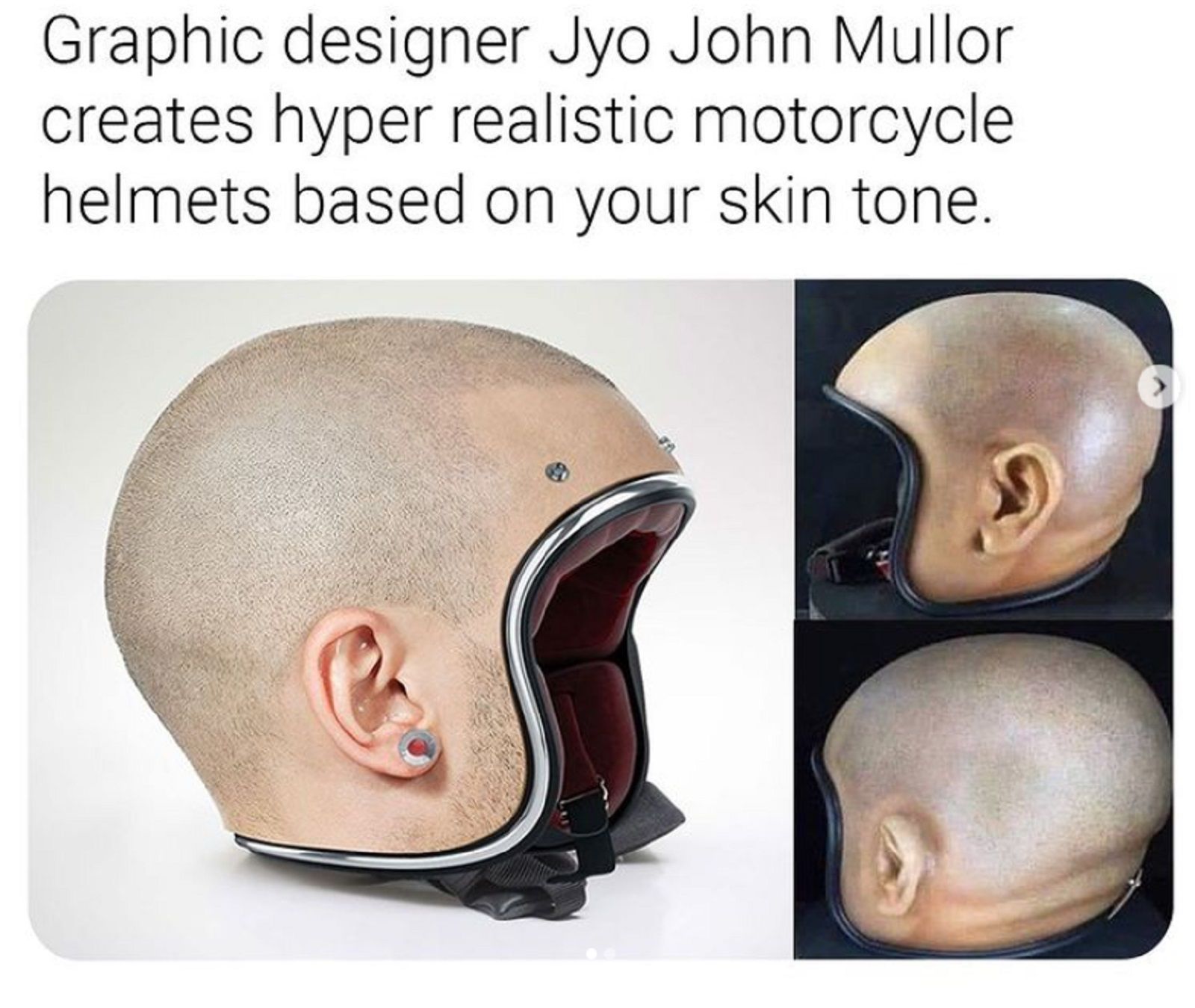 Realistic helmets