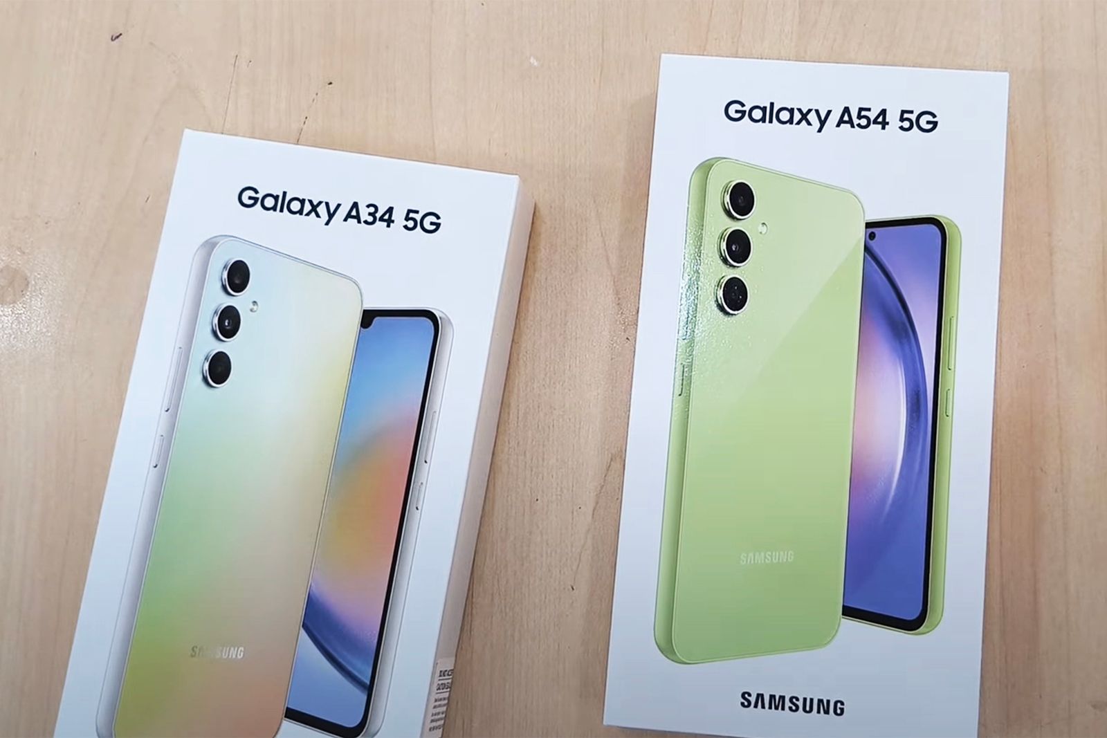 Samsung Galaxy A54 5G and A34 5G unboxing